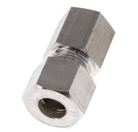 G 1/4'' x 12S Stainless steel Straight Compression Fitting 630 Bar DIN 2353