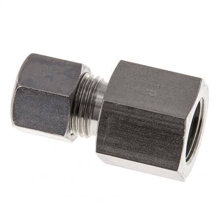 G 3/8'' x 10L Stainless steel Straight Compression Fitting 315 Bar DIN 2353
