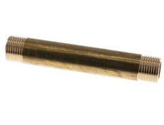 G 1/2'' Brass Double Pipe Nipple 16 Bar DIN 2982 - 120mm