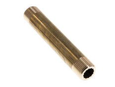 G 1/2'' Brass Double Pipe Nipple 16 Bar DIN 2982 - 120mm
