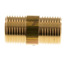 G 1/2'' Brass Double Pipe Nipple 16 Bar DIN 2982 - 40mm