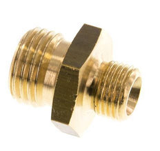 G 1/4'' x G 1/8'' Brass Double Nipple 16 Bar [5 Pieces]