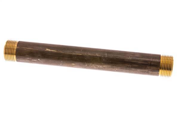 G 3/4'' Brass Double Pipe Nipple 16 Bar DIN 2982 - 200mm