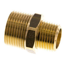 R 3/4'' x R 1/2'' Brass Double Nipple 16 Bar