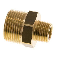 R 3/4'' x R 3/8'' Brass Double Nipple 16 Bar
