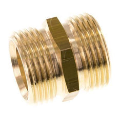 G 1'' Brass Double Nipple 16 Bar