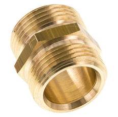 G 1'' Brass Double Nipple 16 Bar