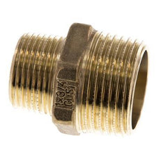 R 1'' x R 3/4'' Brass Double Nipple 16 Bar