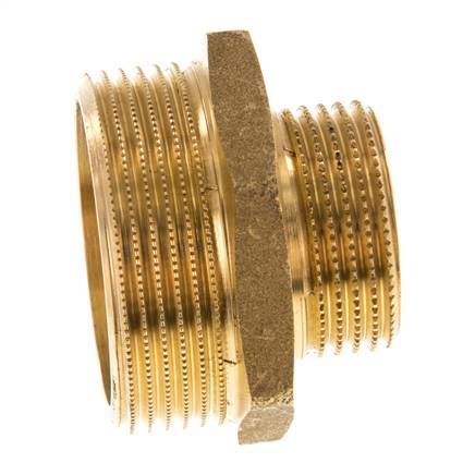 G 1 1/2'' x G 1'' Brass Double Nipple 16 Bar