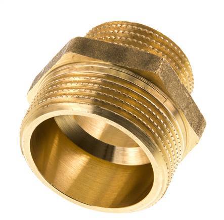 G 1 1/4'' x G 1'' Brass Double Nipple 16 Bar