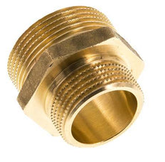 G 1 1/4'' x G 1'' Brass Double Nipple 16 Bar