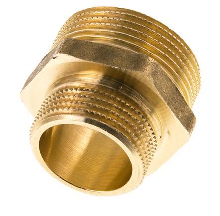 G 1 1/4'' x G 1'' Brass Double Nipple 16 Bar