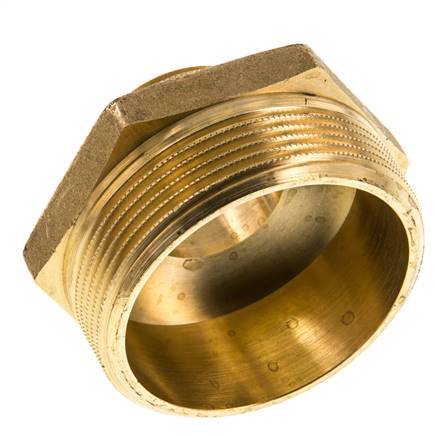 G 2'' x G 1'' Brass Double Nipple 16 Bar