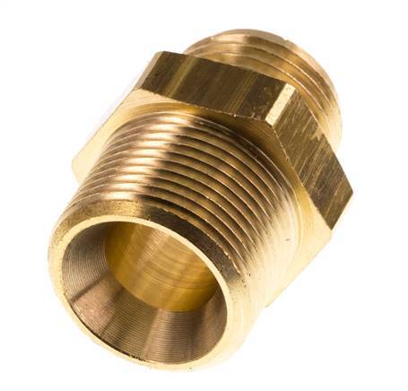 M24x1.5 x G 1/2'' Brass Double Nipple 16 Bar