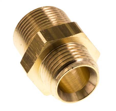M24x1.5 x G 1/2'' Brass Double Nipple 16 Bar