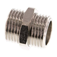 G 1/2'' Nickel plated Brass Double Nipple 16 Bar [2 Pieces]