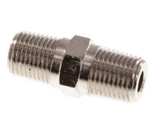 1/8'' NPT x R 1/8'' Nickel plated Brass Double Nipple 60 Bar