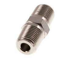 1/8'' NPT x R 1/8'' Nickel plated Brass Double Nipple 60 Bar