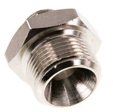 G 3/4'' x G 3/8'' Nickel plated Brass Double Nipple 16 Bar