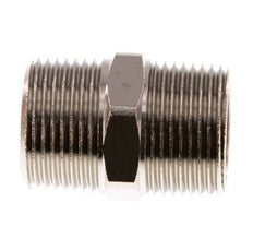 R 3/4'' Nickel plated Brass Double Nipple 16 Bar
