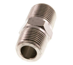3/8'' NPT x R 3/8'' Nickel plated Brass Double Nipple 60 Bar