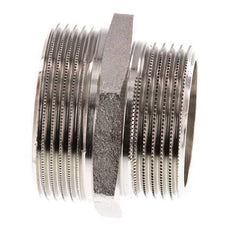 G 1 1/2'' x G 1 1/4'' Nickel plated Brass Double Nipple 16 Bar