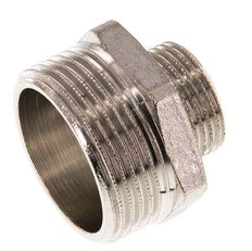 G 1 1/4'' x G 3/4'' Nickel plated Brass Double Nipple 16 Bar