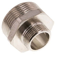 G 1 1/4'' x G 3/4'' Nickel plated Brass Double Nipple 16 Bar