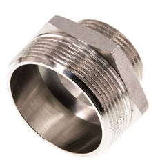 G 2'' x G 1 1/4'' Nickel plated Brass Double Nipple 16 Bar