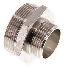 G 2'' x G 1 1/4'' Nickel plated Brass Double Nipple 16 Bar