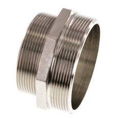 G 3'' x G 2 1/2'' Nickel plated Brass Double Nipple 16 Bar