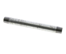 R 1/2'' Zinc plated Steel Double Pipe Nipple 50 Bar DIN 2982 - 180mm [5 Pieces]
