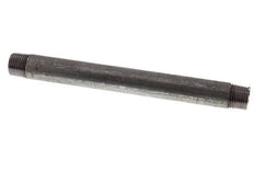 R 1/2'' Zinc plated Steel Double Pipe Nipple 50 Bar DIN 2982 - 200mm [5 Pieces]