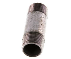 R 1/2'' Zinc plated Steel Double Pipe Nipple 50 Bar DIN 2982 - 60mm [10 Pieces]