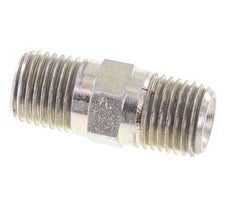 1/4'' NPT Zinc plated Steel Double Nipple 275 Bar - Hydraulic [2 Pieces]