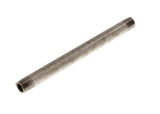 R 1/4'' Zinc plated Steel Double Pipe Nipple 50 Bar DIN 2982 - 150mm [2 Pieces]
