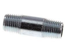 R 1/4'' Zinc plated Steel Double Pipe Nipple 50 Bar DIN 2982 - 40mm [2 Pieces]