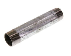 R 1'' Zinc plated Steel Double Pipe Nipple 50 Bar DIN 2982 - 150mm [2 Pieces]