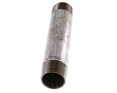 R 1'' Zinc plated Steel Double Pipe Nipple 50 Bar DIN 2982 - 150mm [2 Pieces]