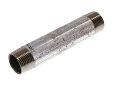 R 1'' Zinc plated Steel Double Pipe Nipple 50 Bar DIN 2982 - 150mm [2 Pieces]