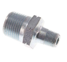 R 3/8'' x R 1/8'' Zinc plated Cast iron Double Nipple 25 Bar