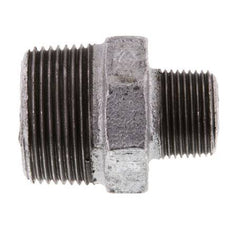 R 1 1/4'' x R 3/4'' Zinc plated Cast iron Double Nipple 25 Bar