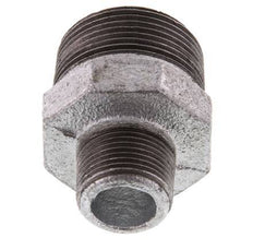 R 1 1/4'' x R 3/4'' Zinc plated Cast iron Double Nipple 25 Bar