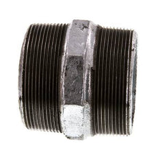 R 2 1/2'' Zinc plated Cast iron Double Nipple 25 Bar