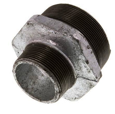 R 3'' x R 2'' Zinc plated Cast iron Double Nipple 25 Bar