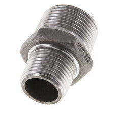 1/2'' NPT x 3/4'' NPT Stainless steel Double Nipple 16 Bar