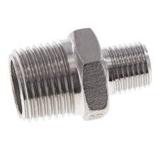 1/4'' NPT x 1/2'' NPT Stainless steel Double Nipple 16 Bar