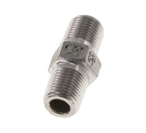 1/8'' NPT Stainless steel Double Nipple 16 Bar [2 Pieces]