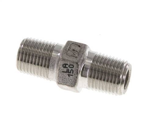 1/8'' NPT Stainless steel Double Nipple 16 Bar [2 Pieces]