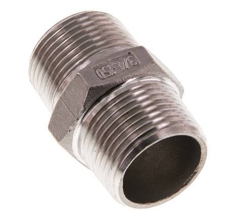 R 3/4'' Stainless steel Double Nipple 16 Bar